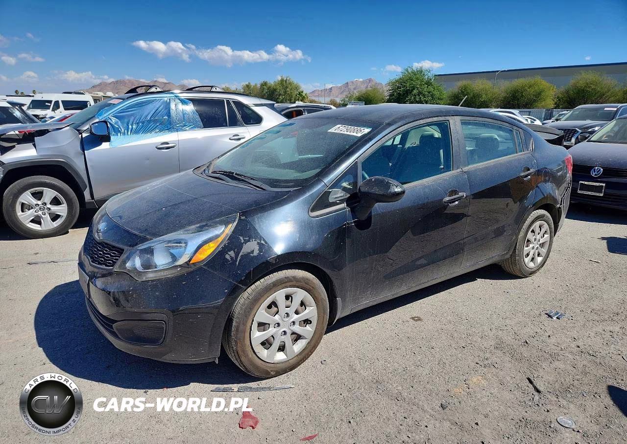 2013 Kia Rio Lx VIN:KNADM4A34D6195722 - 1