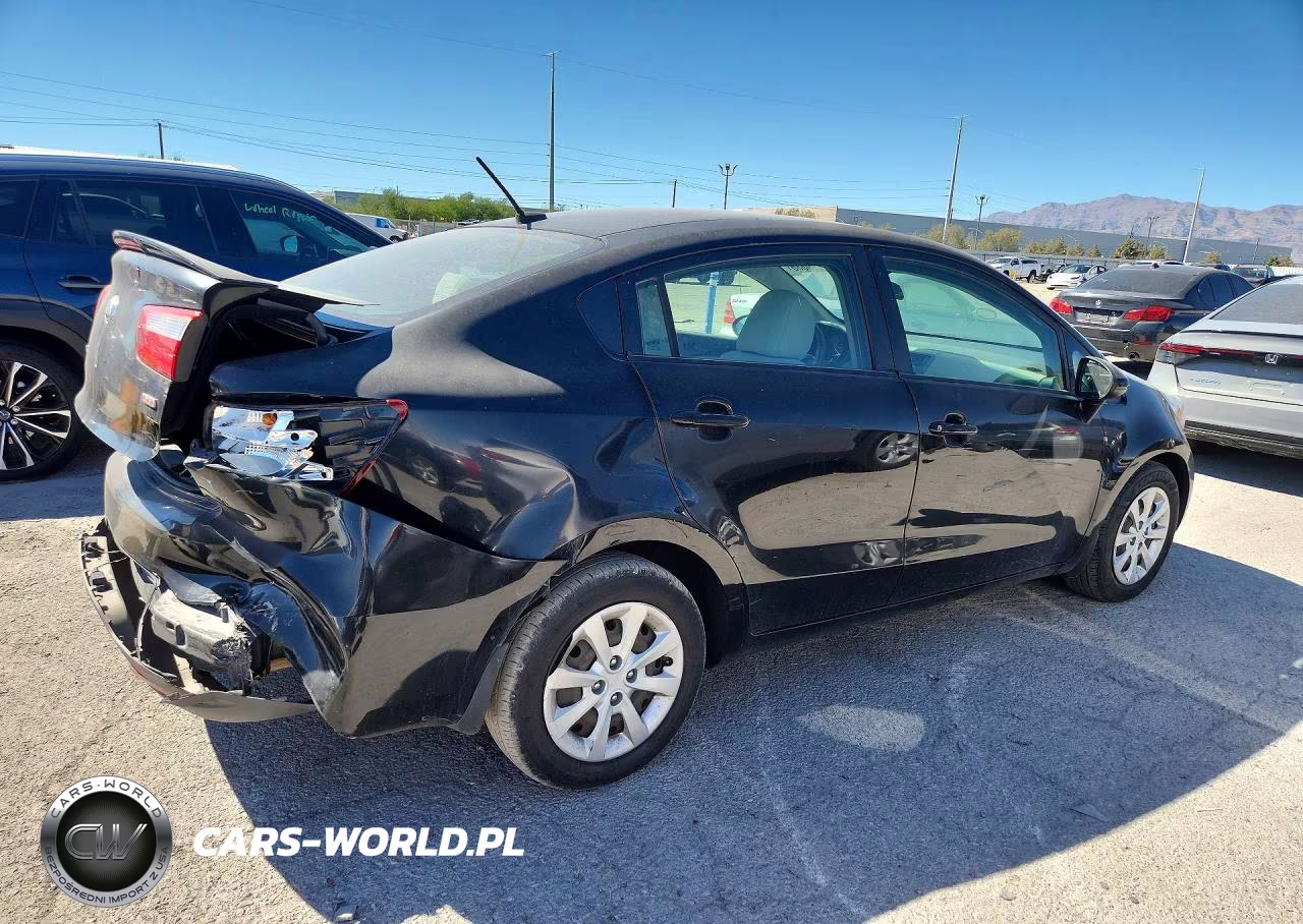2013 Kia Rio Lx VIN:KNADM4A34D6195722 - 3
