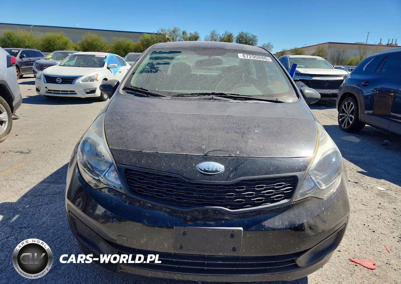2013 Kia Rio Lx VIN:KNADM4A34D6195722 - 5