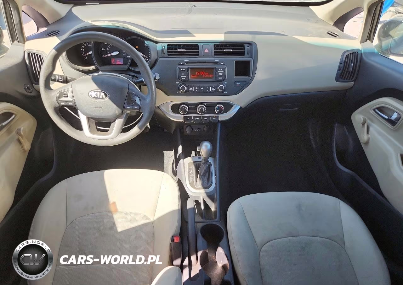 2013 Kia Rio Lx VIN:KNADM4A34D6195722 - 8