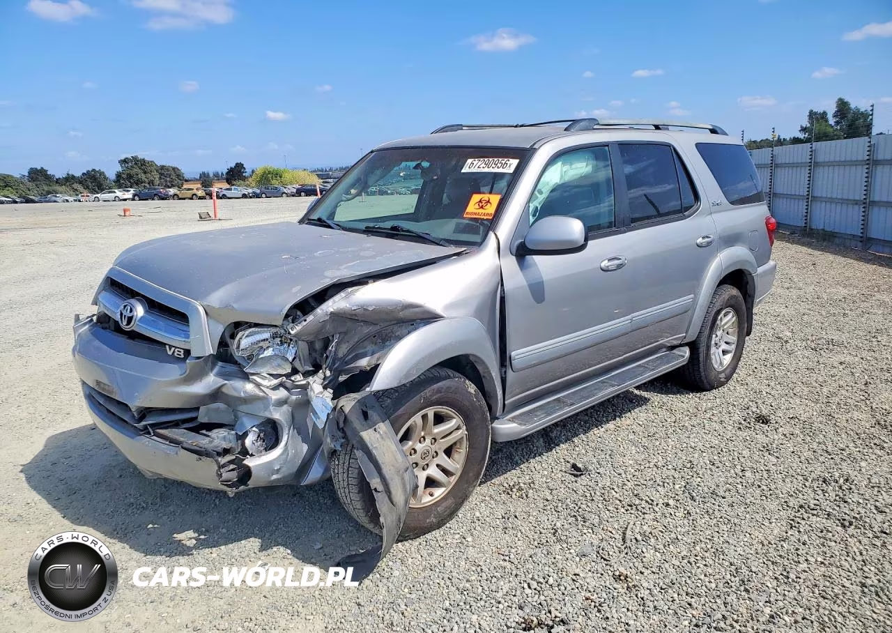 2005 Toyota Sequoia Sr5 VIN:5TDZT34A45S243284 - 1
