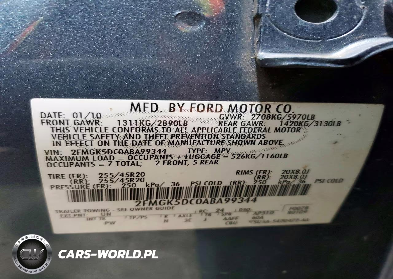 2010 Ford Flex Limited VIN:2FMGK5DC0ABA99344 - 14