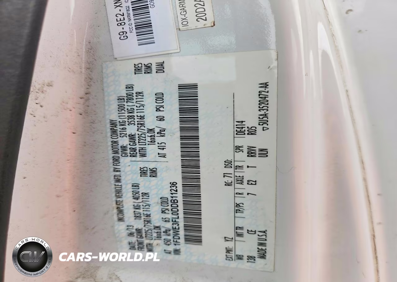 2013 Ford E350 Utility - Service Truck VIN:1FDWE3FL0DDB11236 - 13