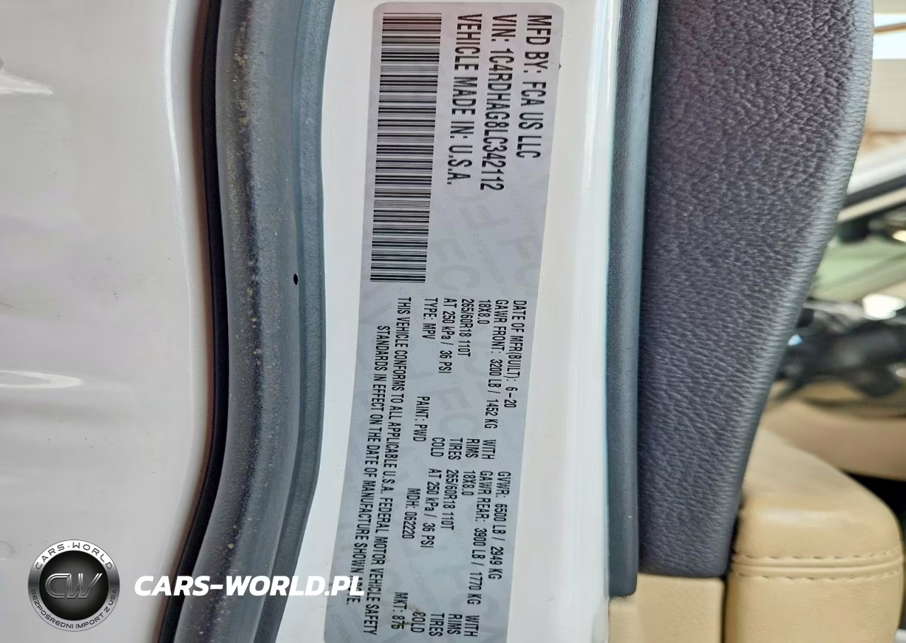 2020 Dodge Durango Sxt VIN:1C4RDHAG8LC342112 - 12