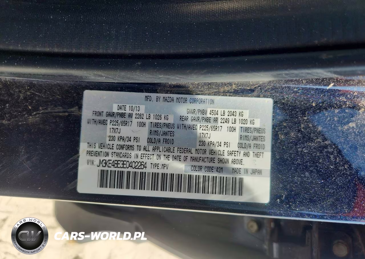 2014 Mazda Cx-5 Sport VIN:JM3KE4BE3E0402264 - 12
