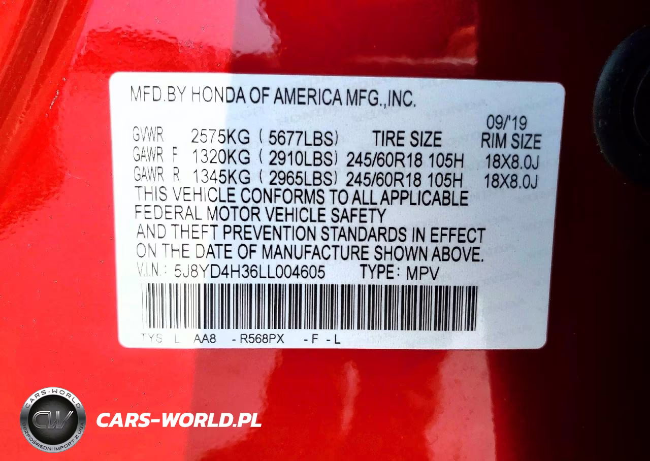 2020 Acura Mdx VIN:5J8YD4H36LL004605 - 13