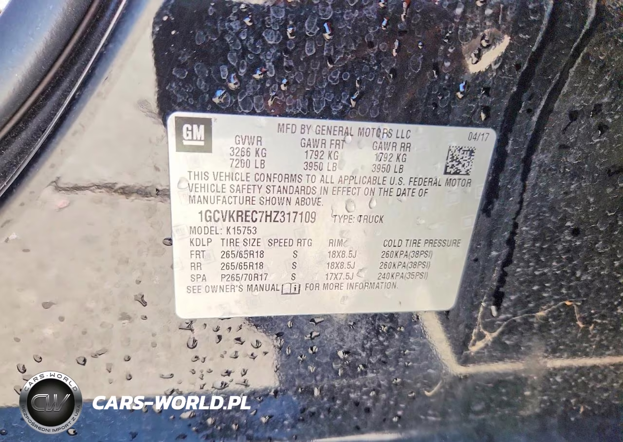 2017 Chevrolet Silverado K1500 Lt VIN:1GCVKREC7HZ317109 - 13
