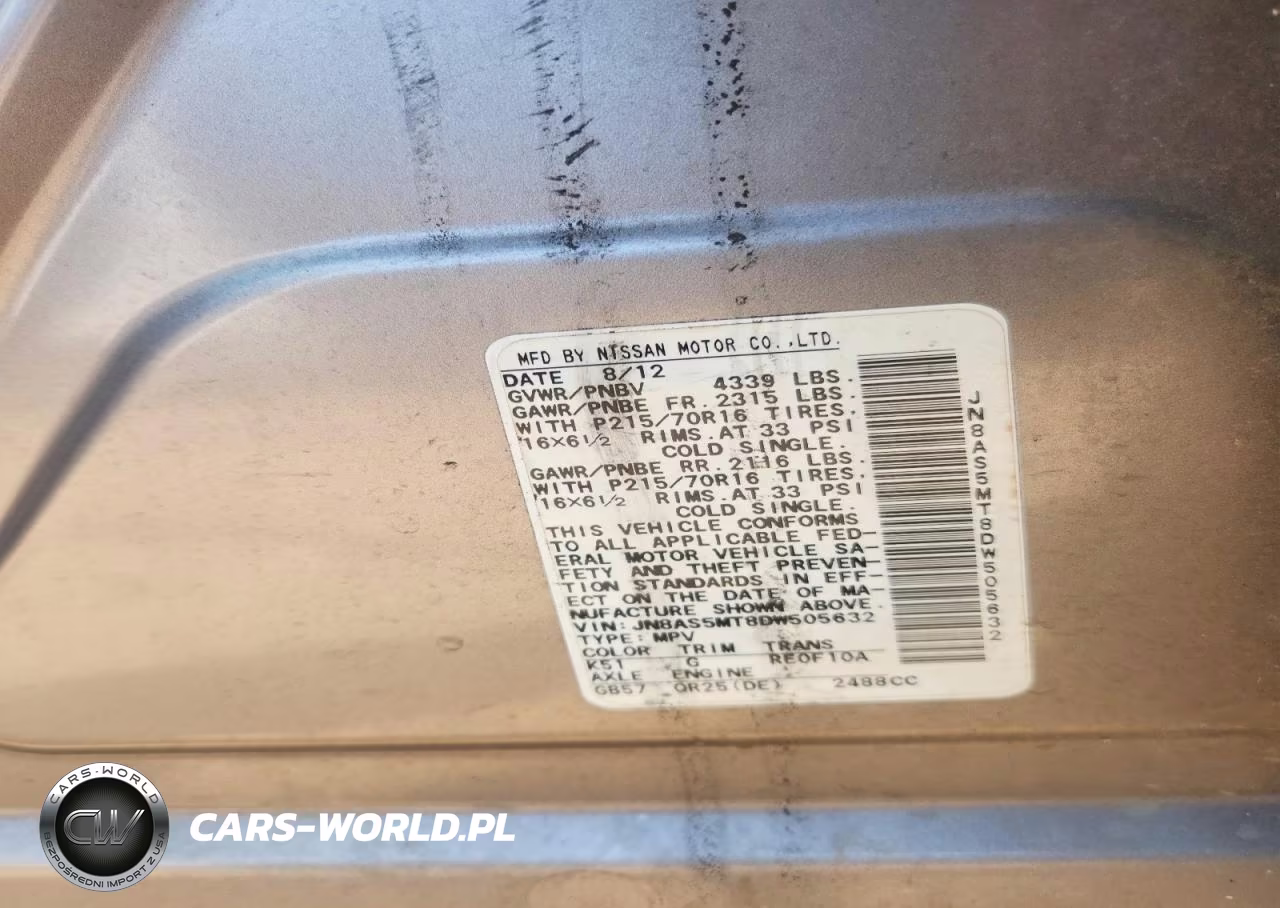 2013 Nissan Rogue S VIN:JN8AS5MT8DW505632 - 13