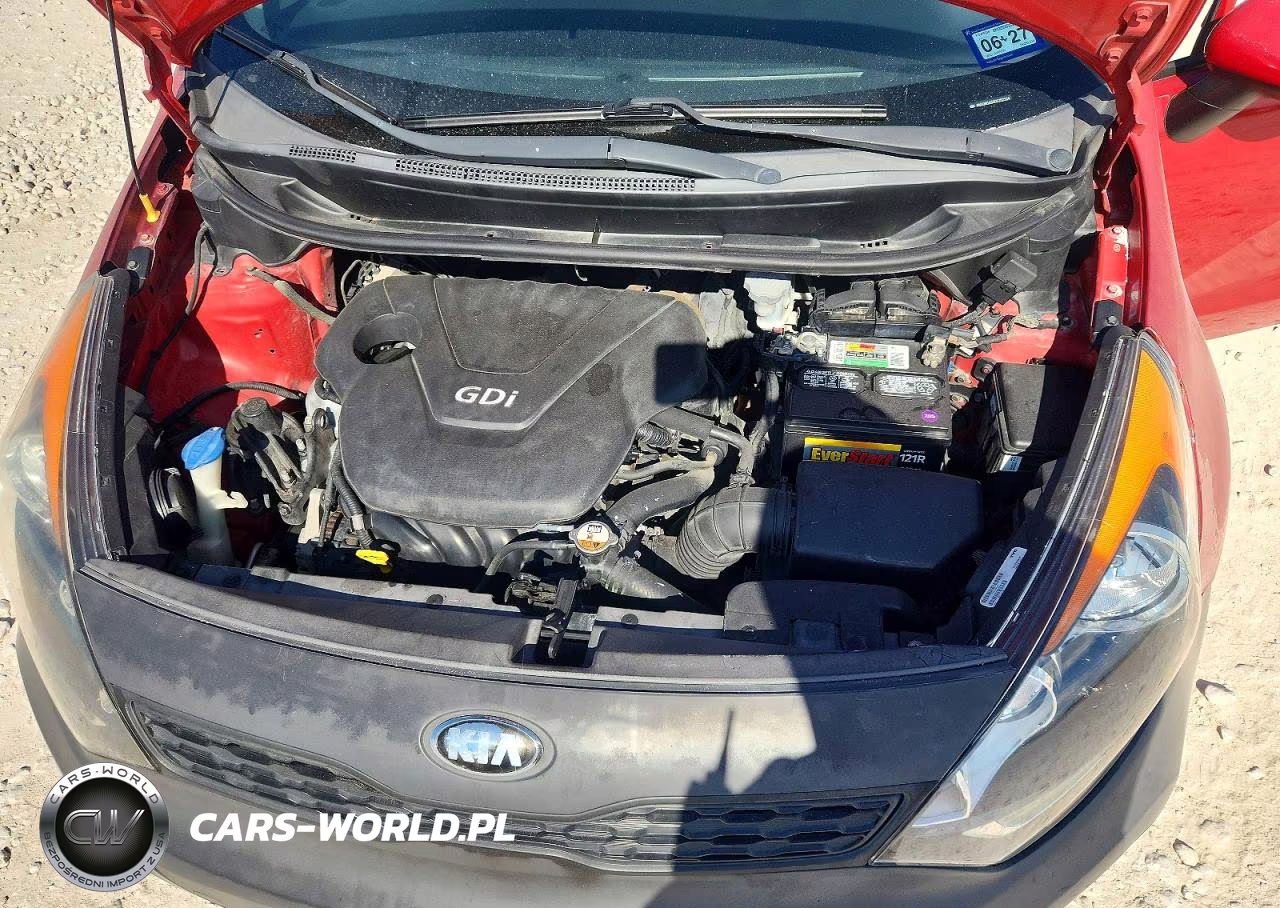 2013 Kia Rio Lx VIN:KNADM5A34D6262504 - 11