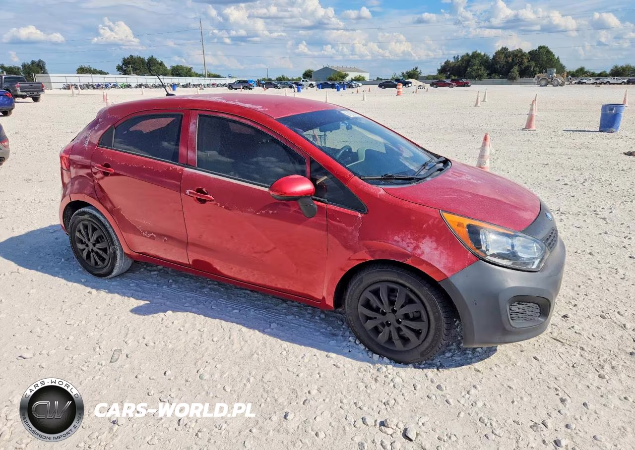 2013 Kia Rio Lx VIN:KNADM5A34D6262504 - 4