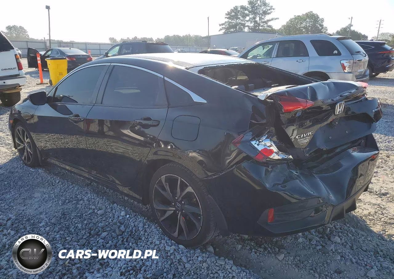 2019 Honda Civic Sport VIN:2HGFC2F89KH596347 - 2
