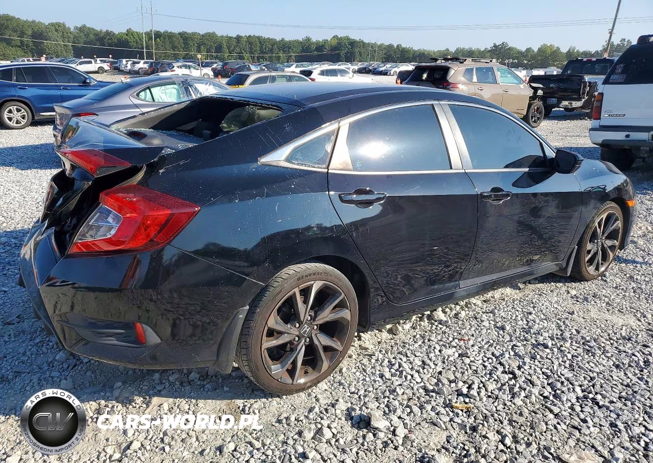 2019 Honda Civic Sport VIN:2HGFC2F89KH596347 - 3