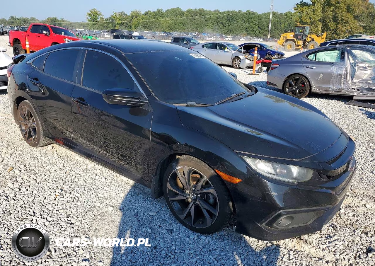 2019 Honda Civic Sport VIN:2HGFC2F89KH596347 - 4