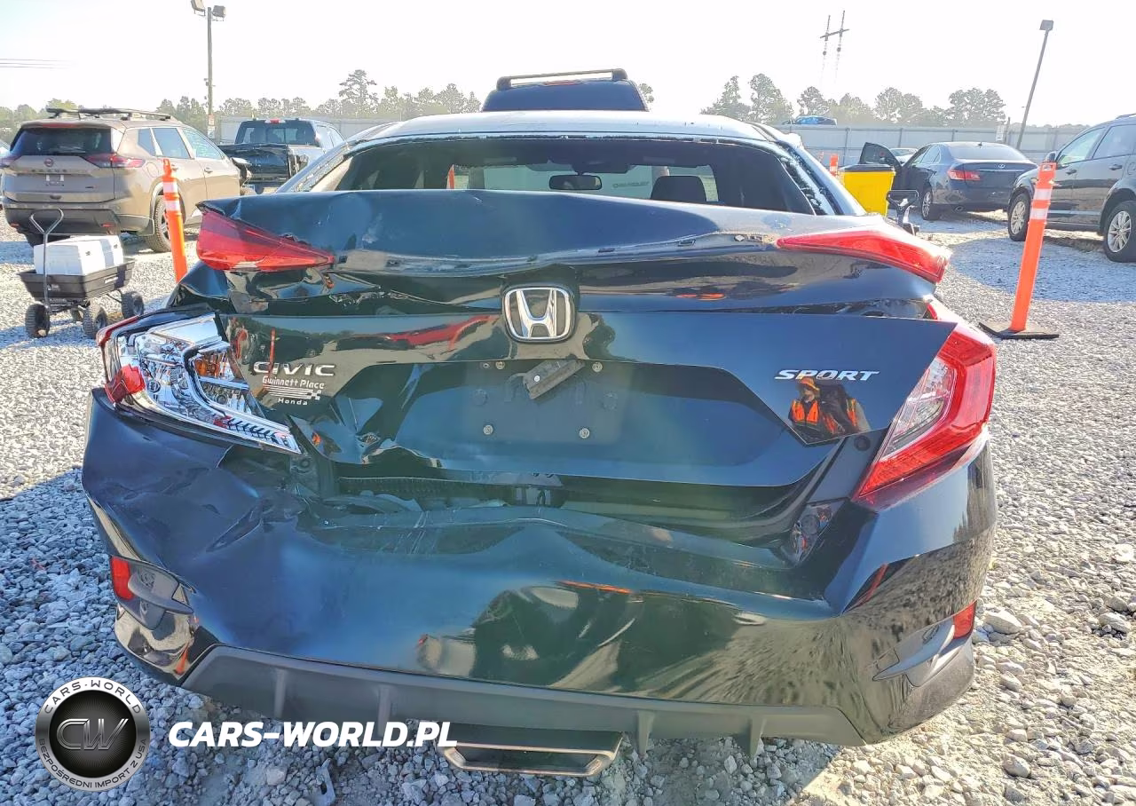 2019 Honda Civic Sport VIN:2HGFC2F89KH596347 - 6