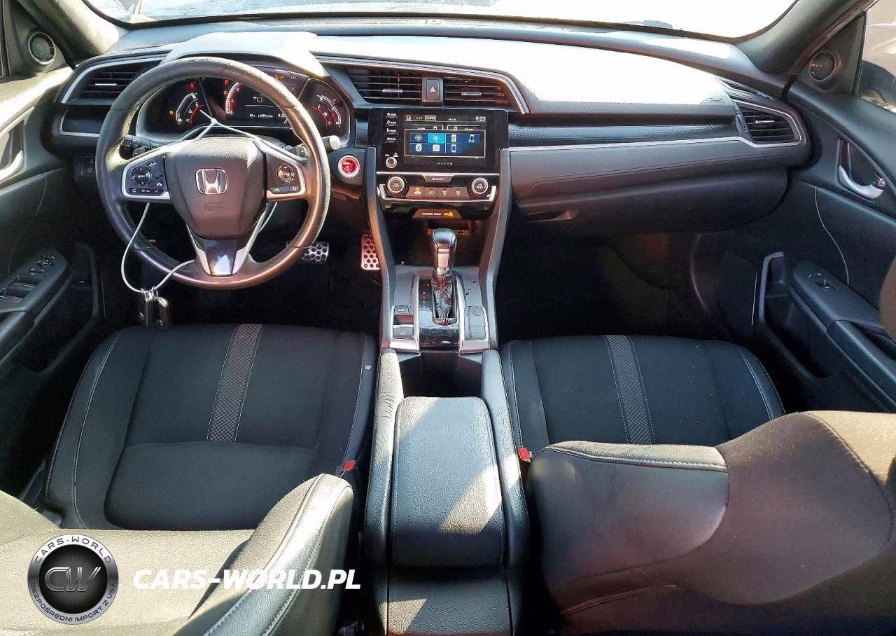 2019 Honda Civic Sport VIN:2HGFC2F89KH596347 - 8