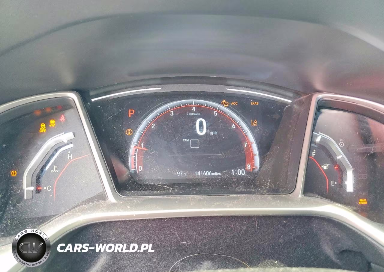 2019 Honda Civic Sport VIN:2HGFC2F89KH596347 - 9