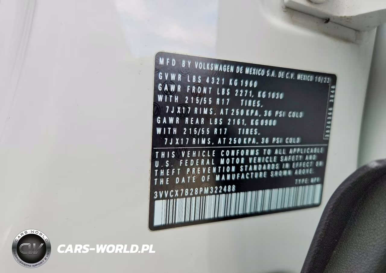 2023 Volkswagen Taos S VIN:3VVCX7B28PM322488 - 13