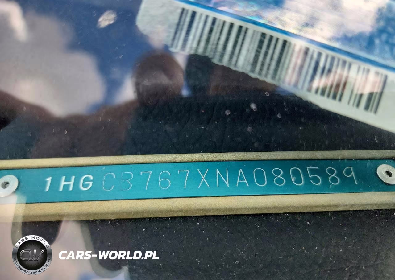 1992 Honda Accord Antique VIN:1HGCB767XNA080589 - 12