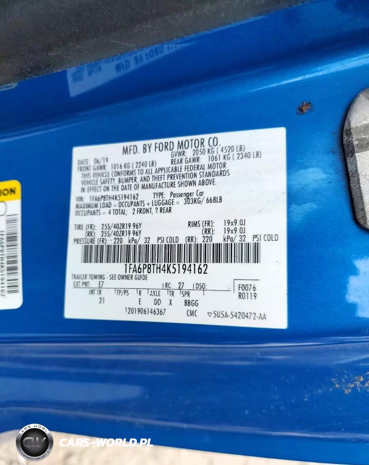 2019 Ford Mustang VIN:1FA6P8TH4K5194162 - 13