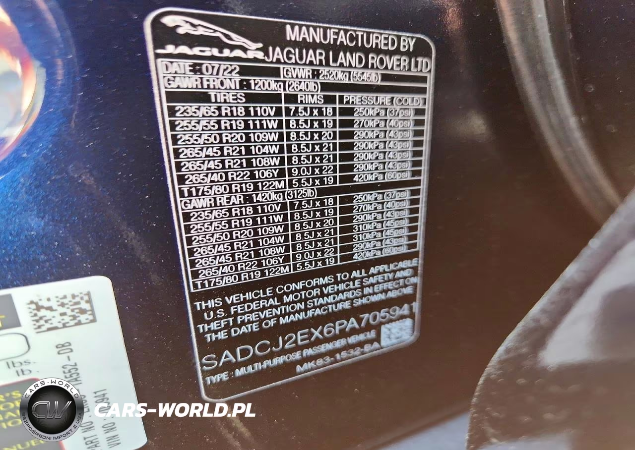 2023 Jaguar F-Pace S VIN:SADCJ2EX6PA705941 - 13