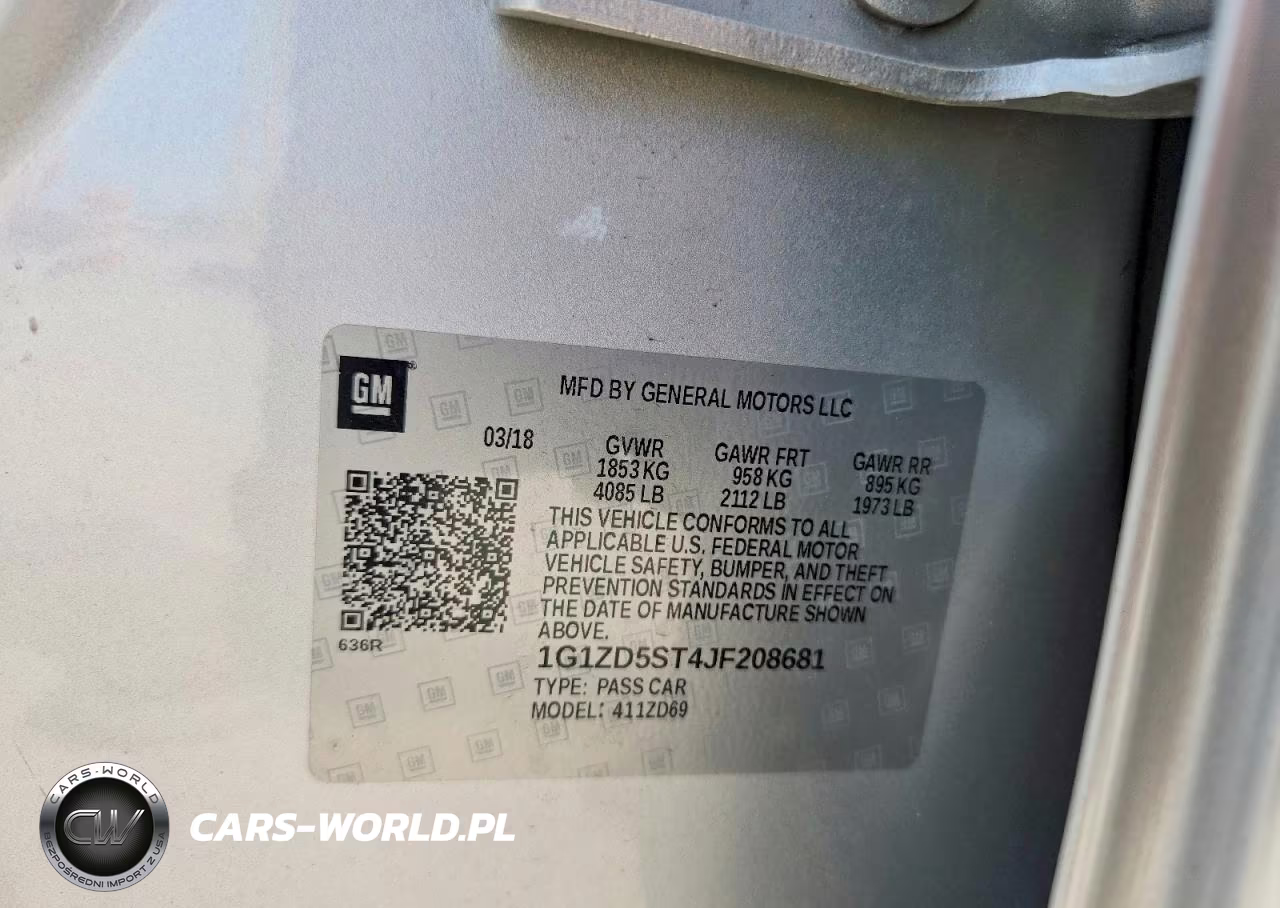 2018 Chevrolet Malibu Lt VIN:1G1ZD5ST4JF208681 - 12