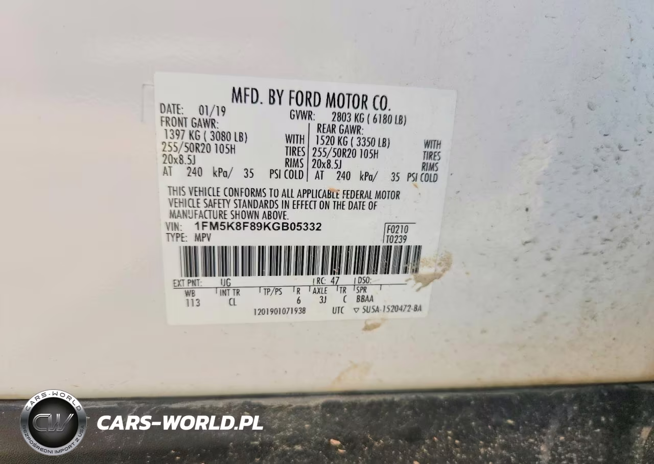 2019 Ford Explorer Limited VIN:1FM5K8F89KGB05332 - 13
