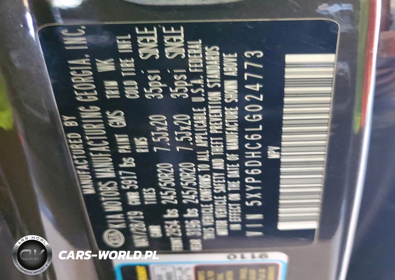 2020 Kia Telluride S VIN:5XYP6DHC6LG024773 - 13