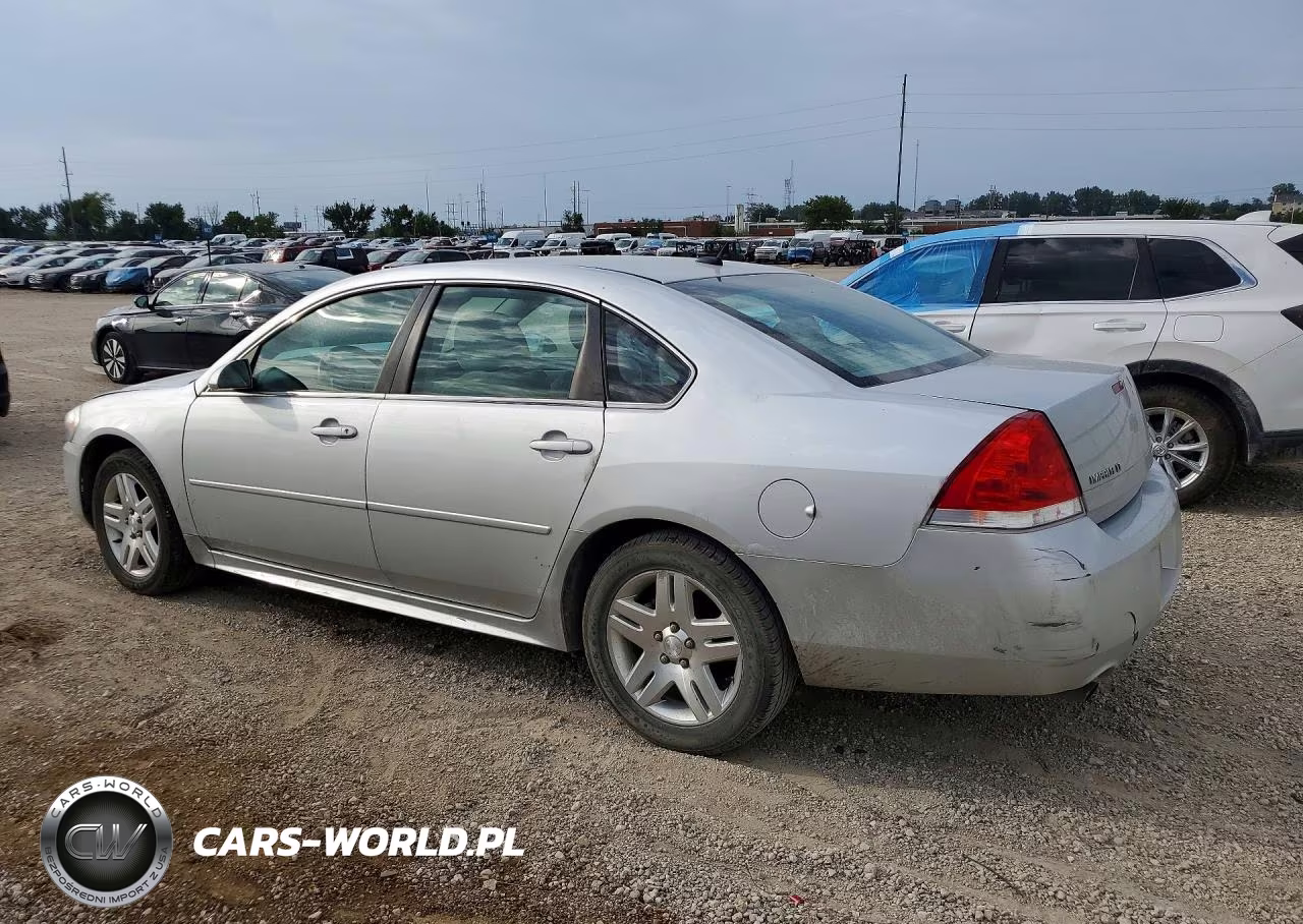 2012 Chevrolet Impala Lt VIN:2G1WG5E31C1296878 - 2