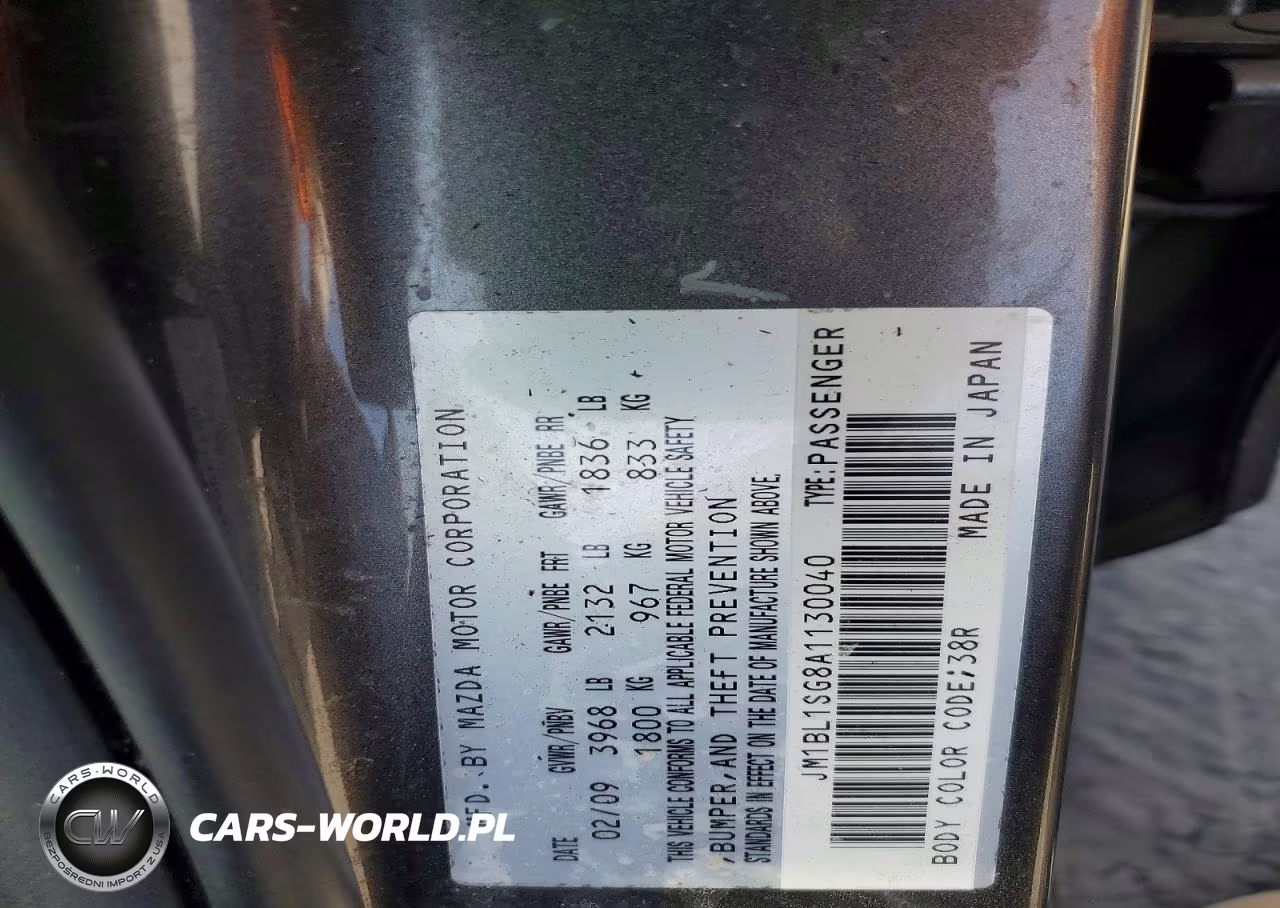 2010 Mazda 3 I VIN:JM1BL1SG8A1130040 - 12