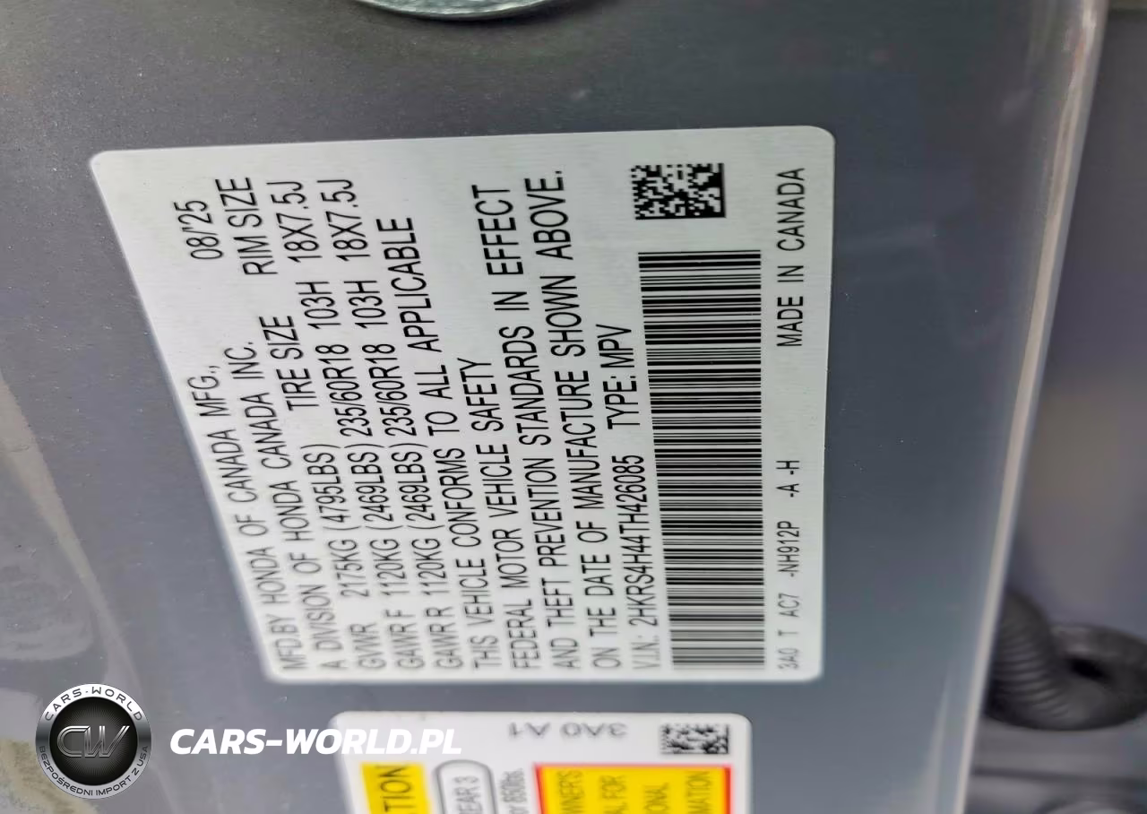 2026 Honda Cr-V Ex VIN:2HKRS4H44TH426085 - 14