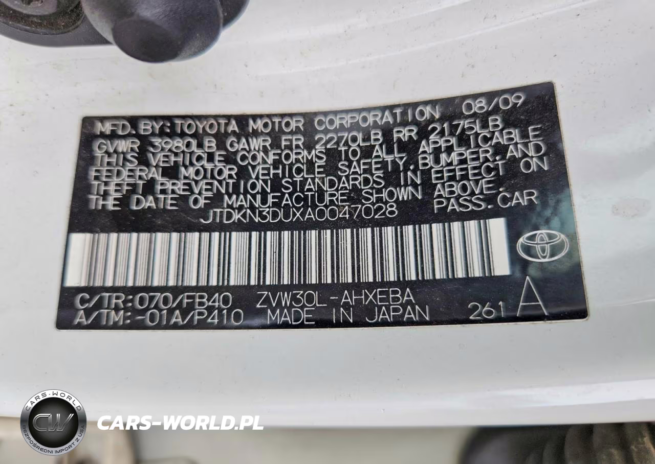2010 Toyota Prius Iii VIN:JTDKN3DUXA0047028 - 12
