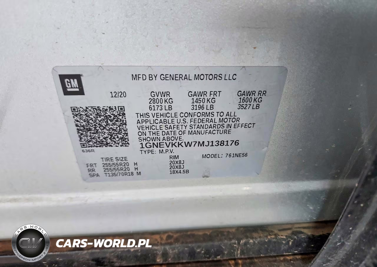 2021 Chevrolet Traverse Premier VIN:1GNEVKKW7MJ138176 - 13