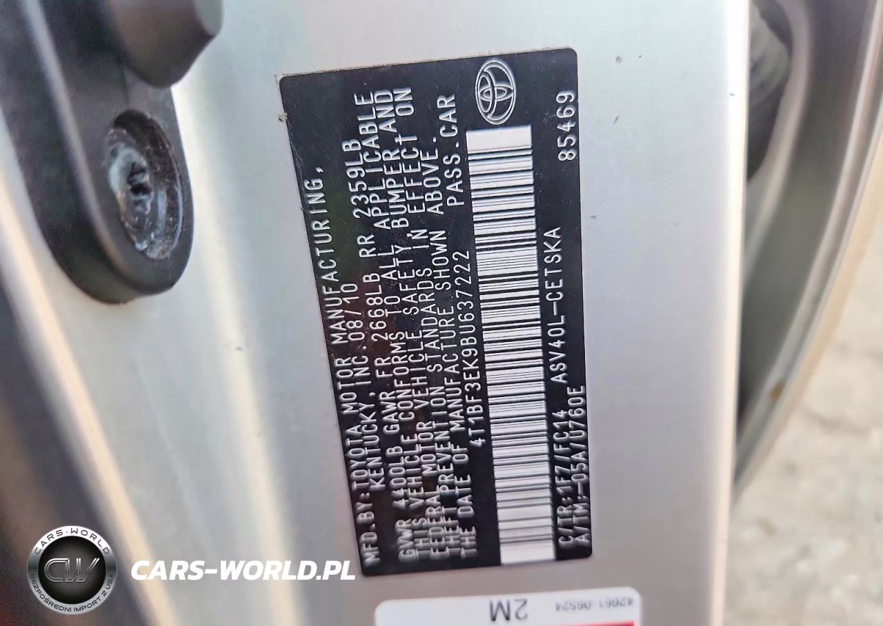 2011 Toyota Camry Se VIN:4T1BF3EK9BU637222 - 12