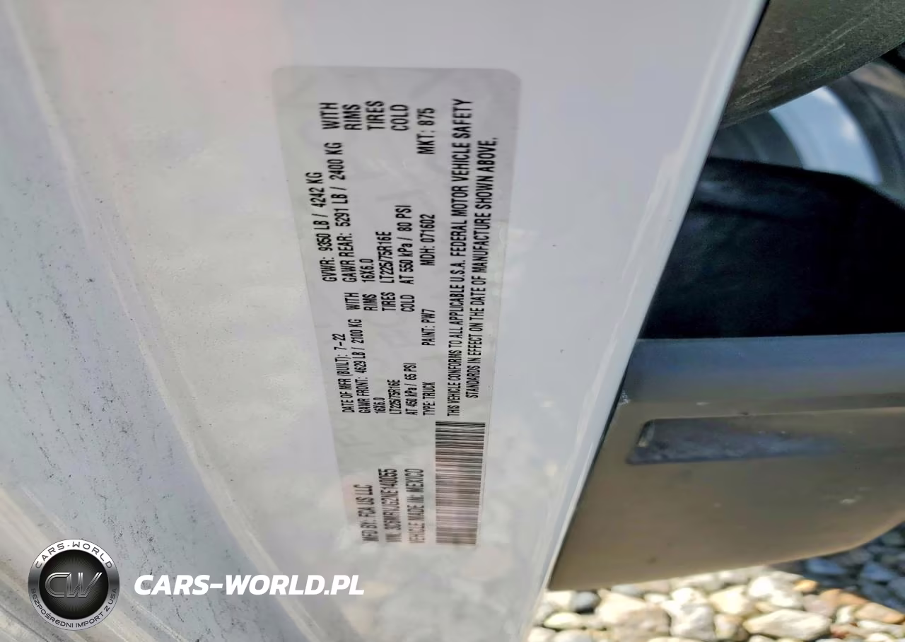 2022 Ram Promaster 3500 3500 High VIN:3C6MRVJG2NE140055 - 13