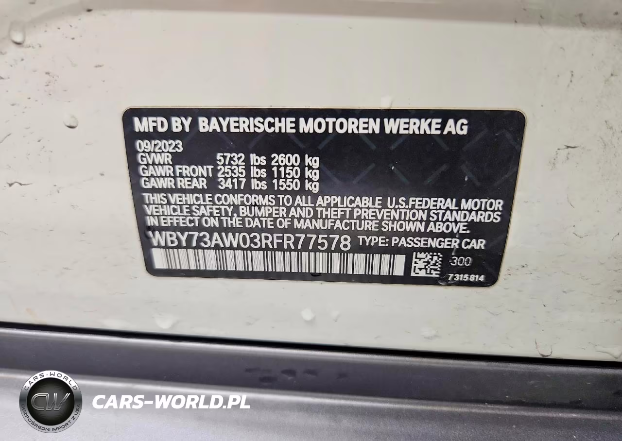 2024 BMW I4 Edrive 40 VIN:WBY73AW03RFR77578 - 12