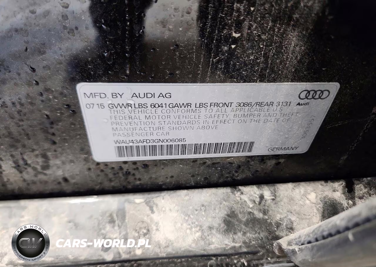 2016 Audi A8 L Quattro VIN:WAU43AFD3GN006085 - 12