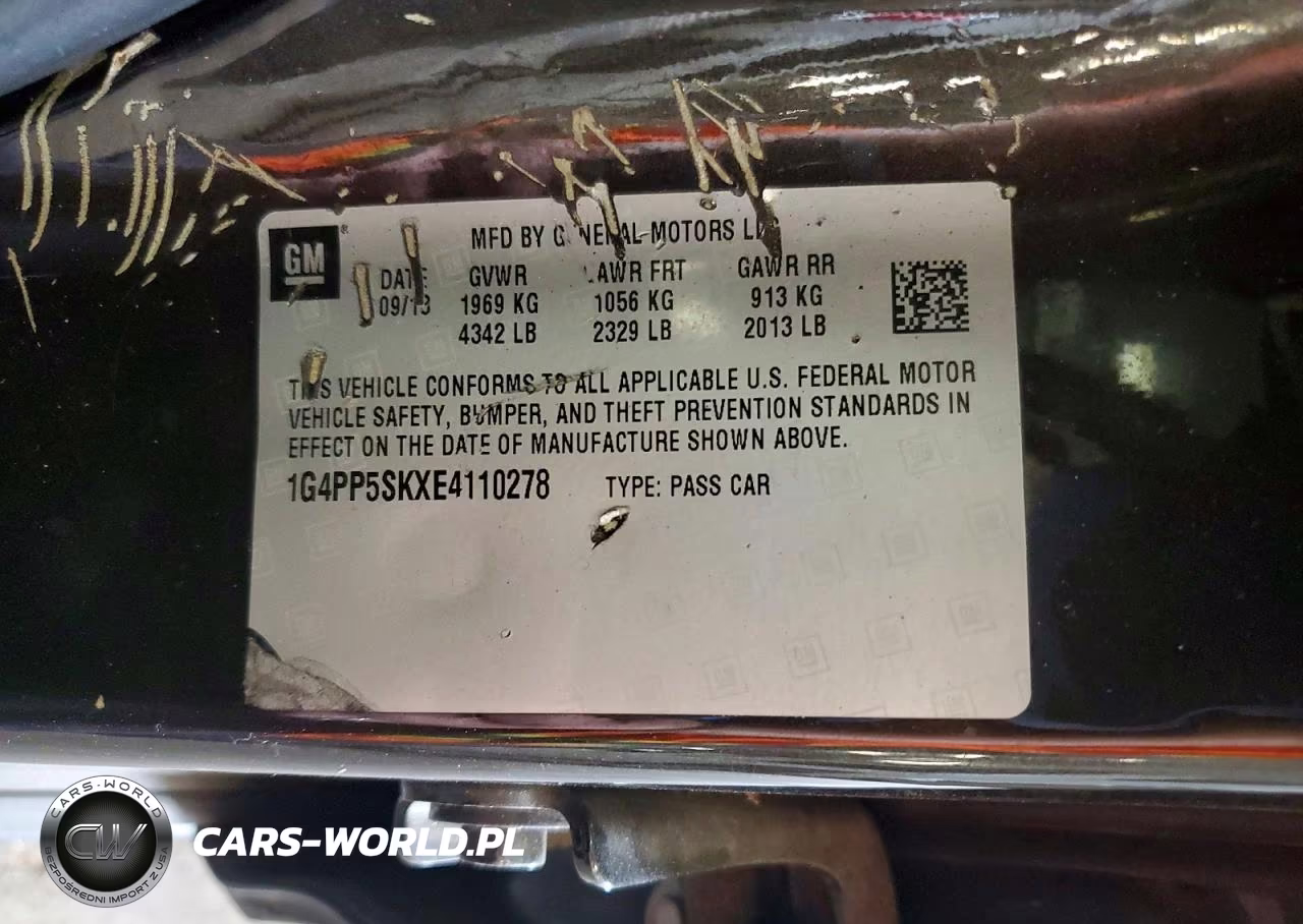 2014 Buick Verano VIN:1G4PP5SKXE4110278 - 12