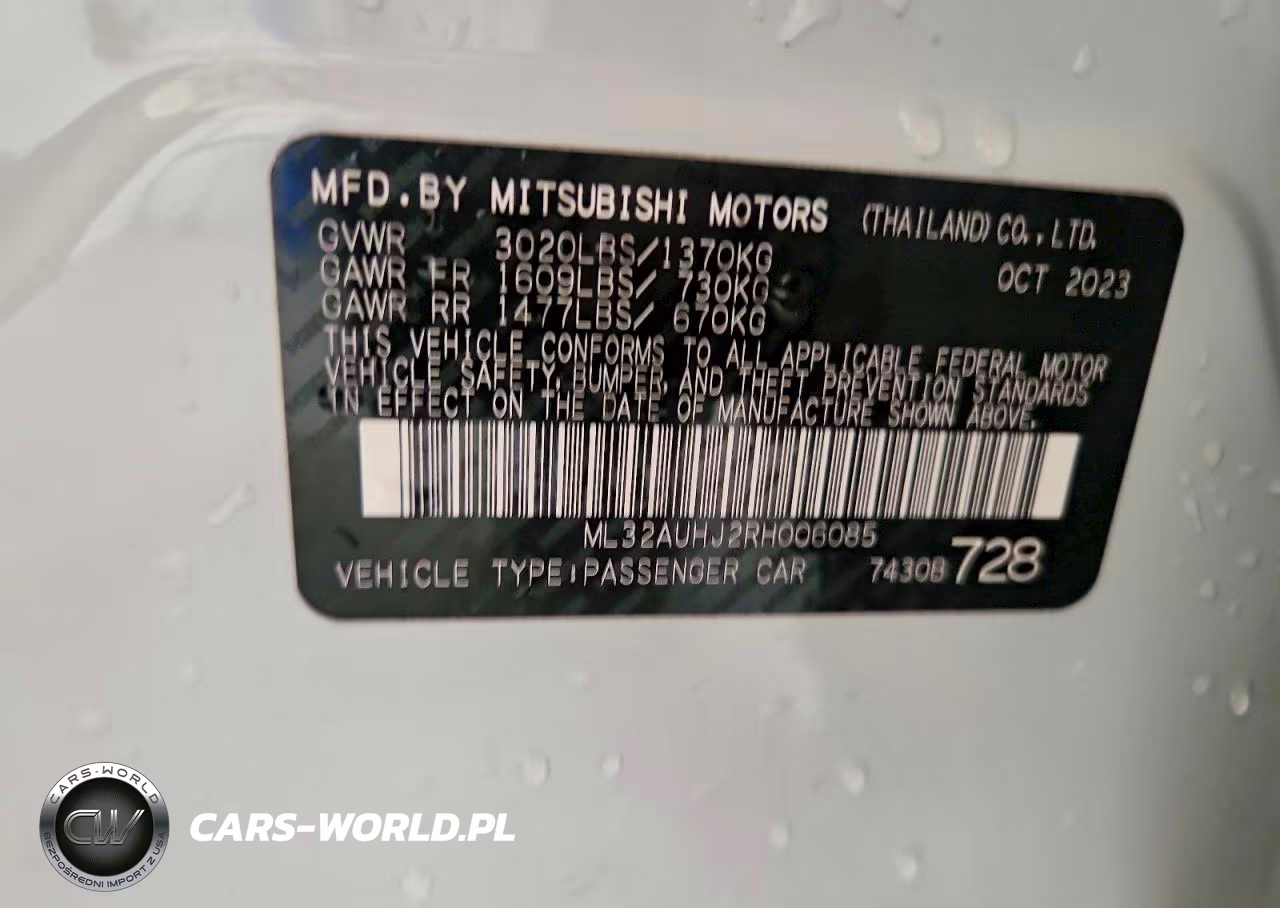 2024 Mitsubishi Mirage Es VIN:ML32AUHJ2RH006085 - 13