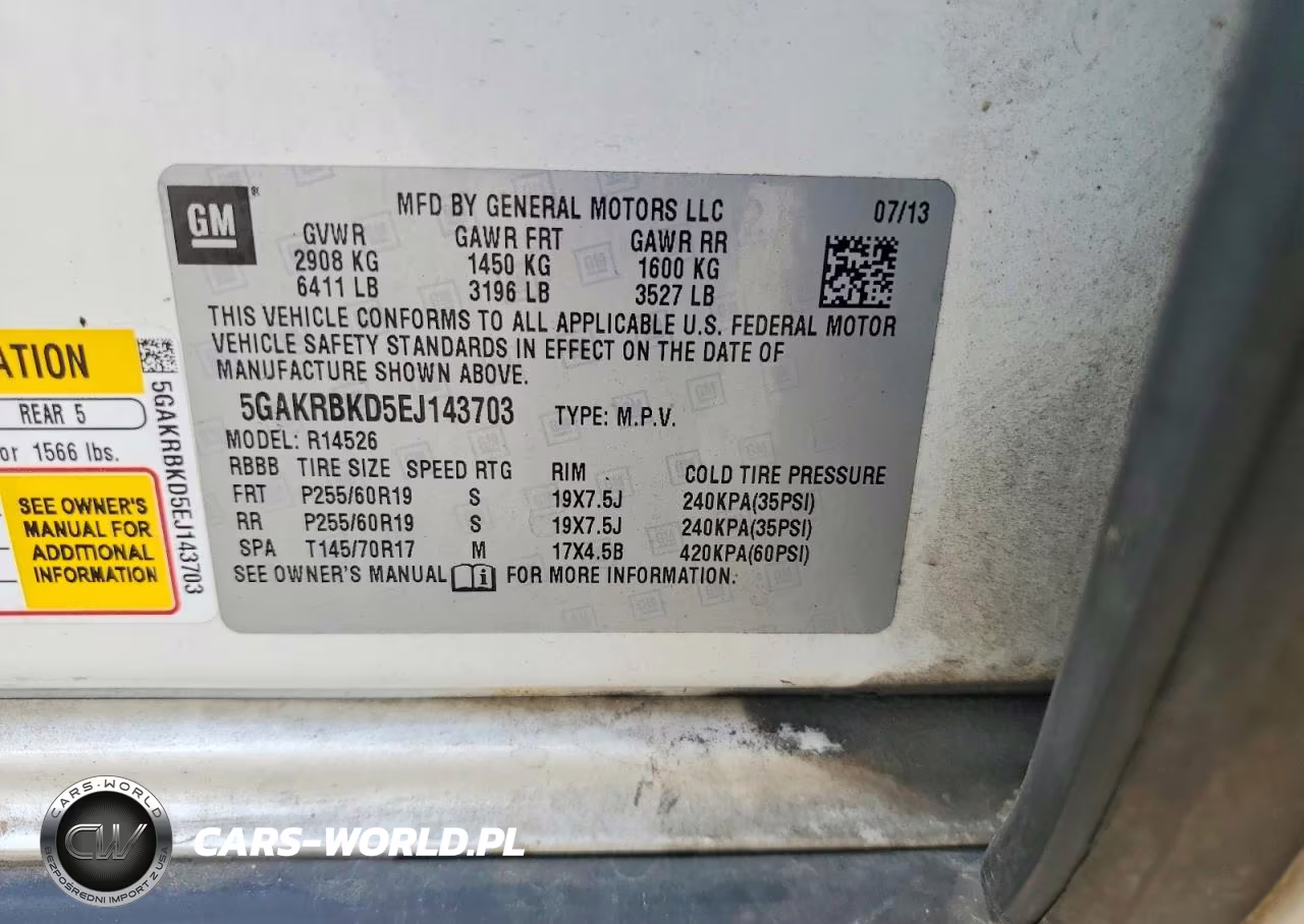 2014 Buick Enclave VIN:5GAKRBKD5EJ143703 - 12
