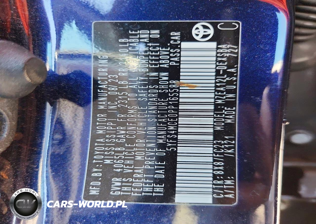 2023 Toyota Corolla Se VIN:5YFS4MCE0PP165588 - 13