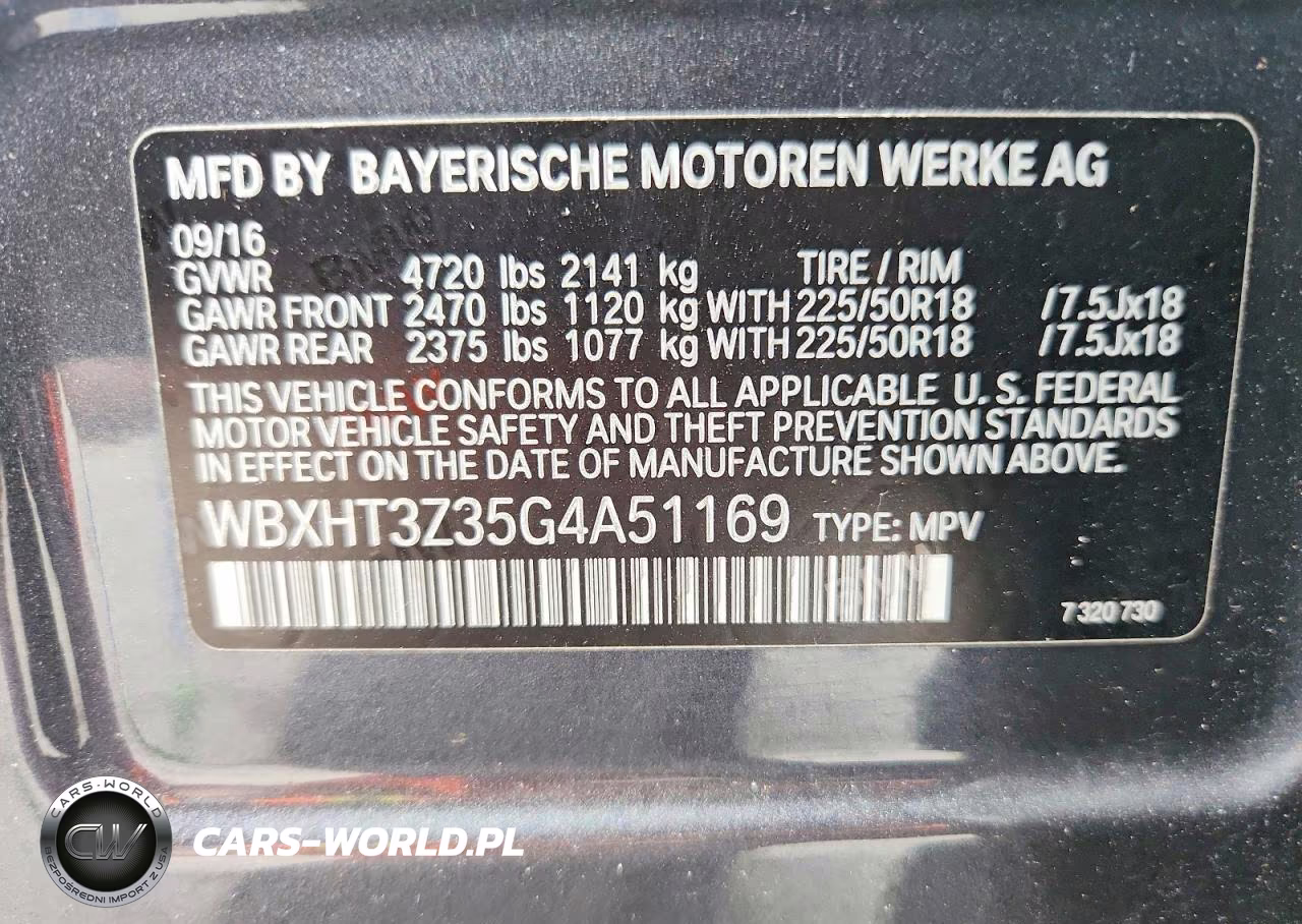 2016 BMW X1 xDrive28I VIN:WBXHT3Z35G4A51169 - 14
