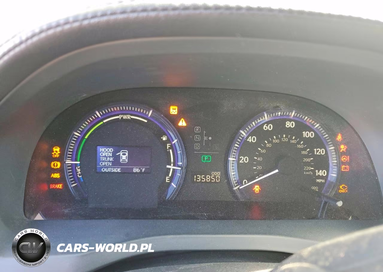2010 Lexus Hs 250H VIN:JTHBB1BA9A2025188 - 9