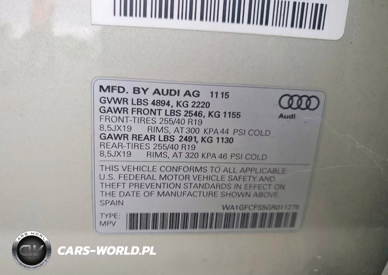 2016 Audi Q3 Prestige VIN:WA1GFCFS5GR011275 - 14