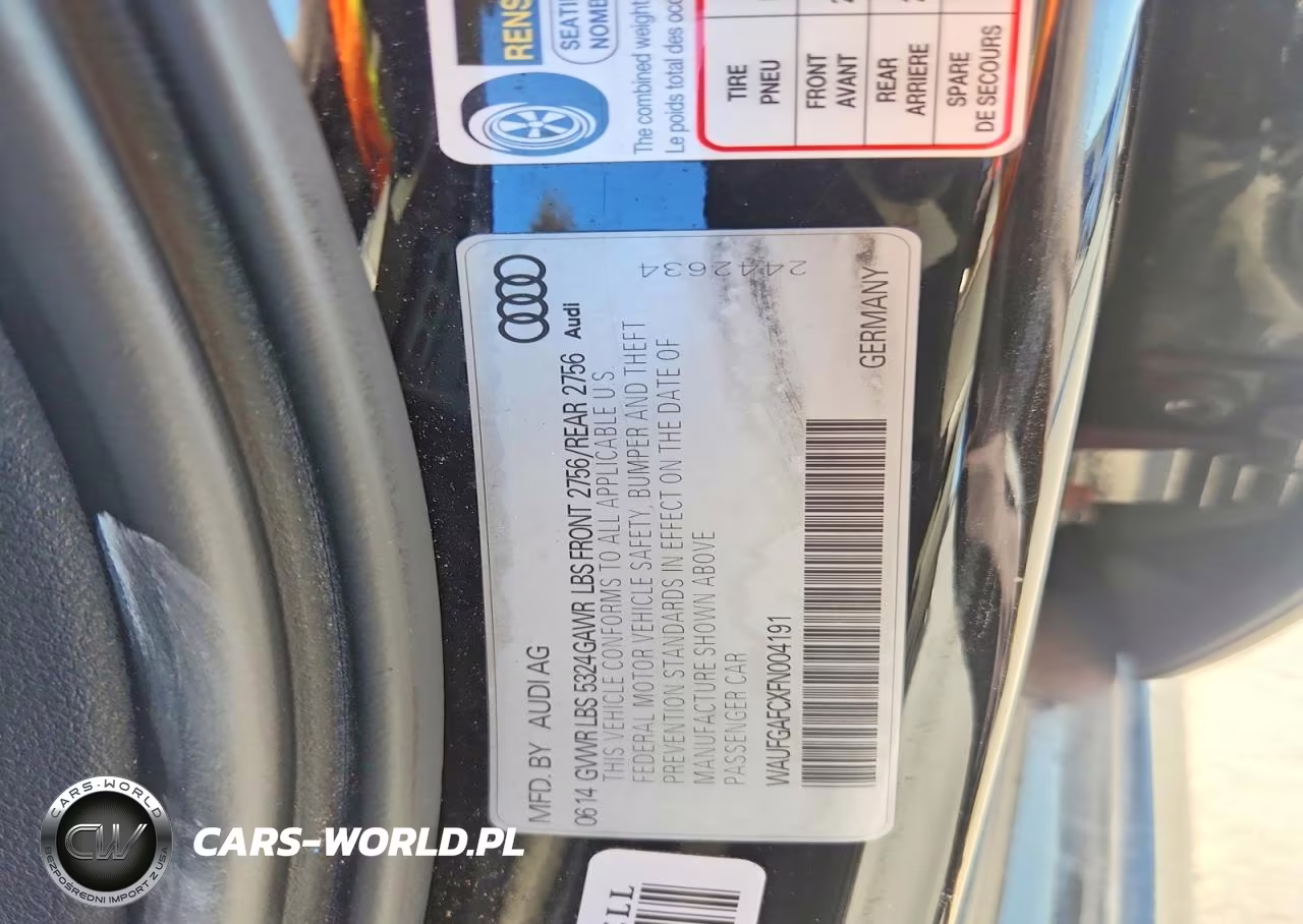 2015 Audi A6 VIN:WAUFGAFCXFN004191 - 13
