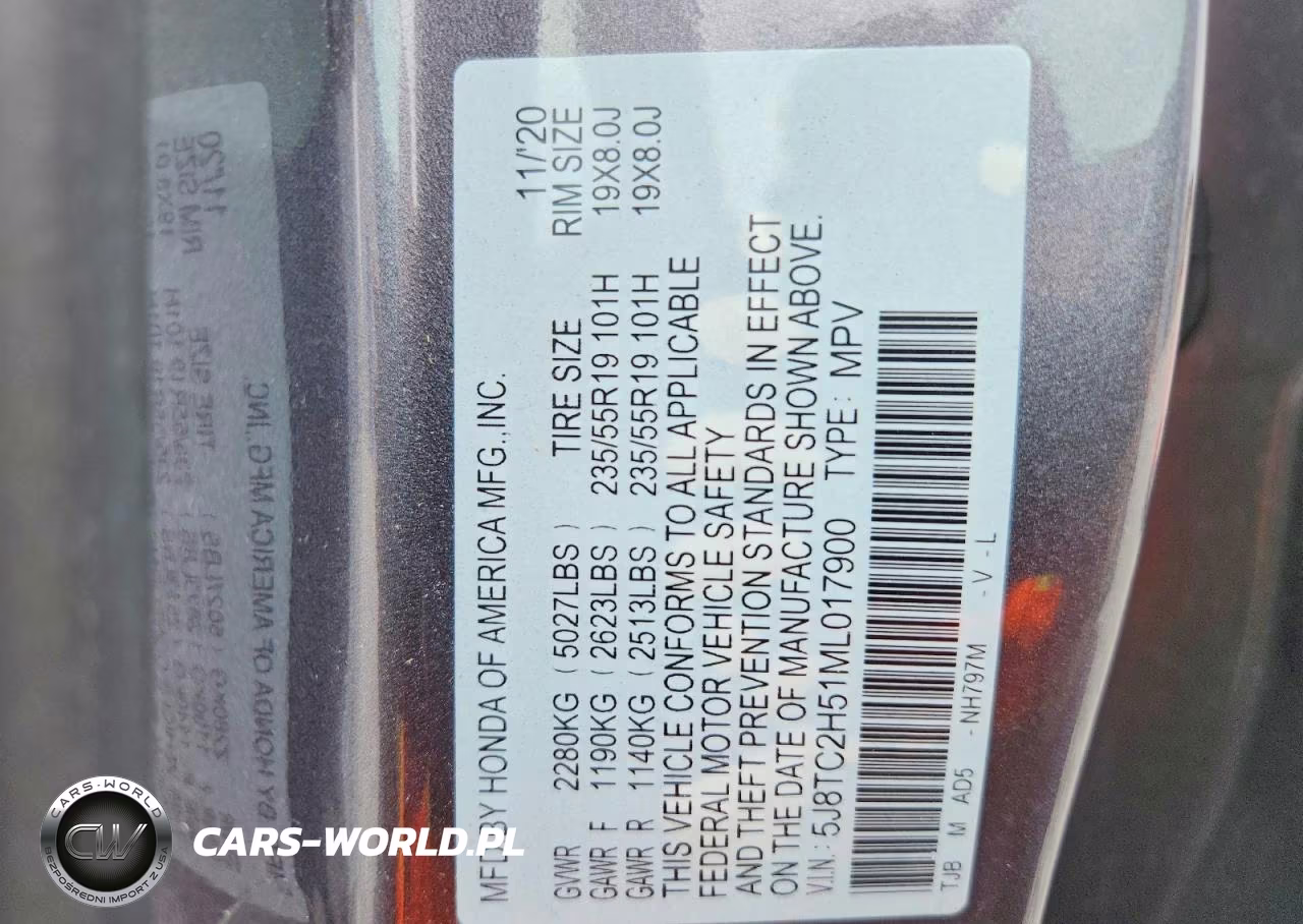 2021 Acura Rdx Technology VIN:5J8TC2H51ML017900 - 12