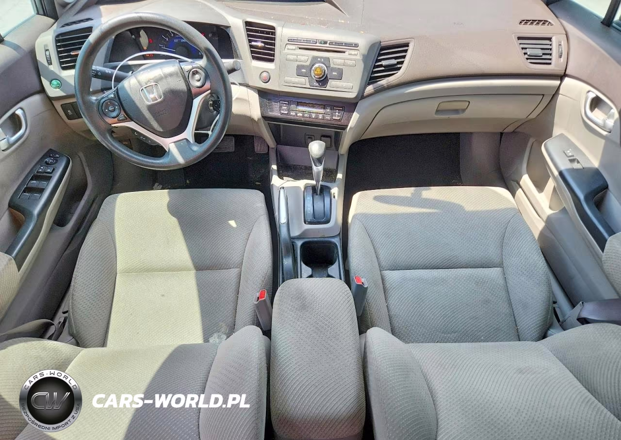 2012 Honda Civic Hybrid VIN:JHMFB4F23CS005690 - 8