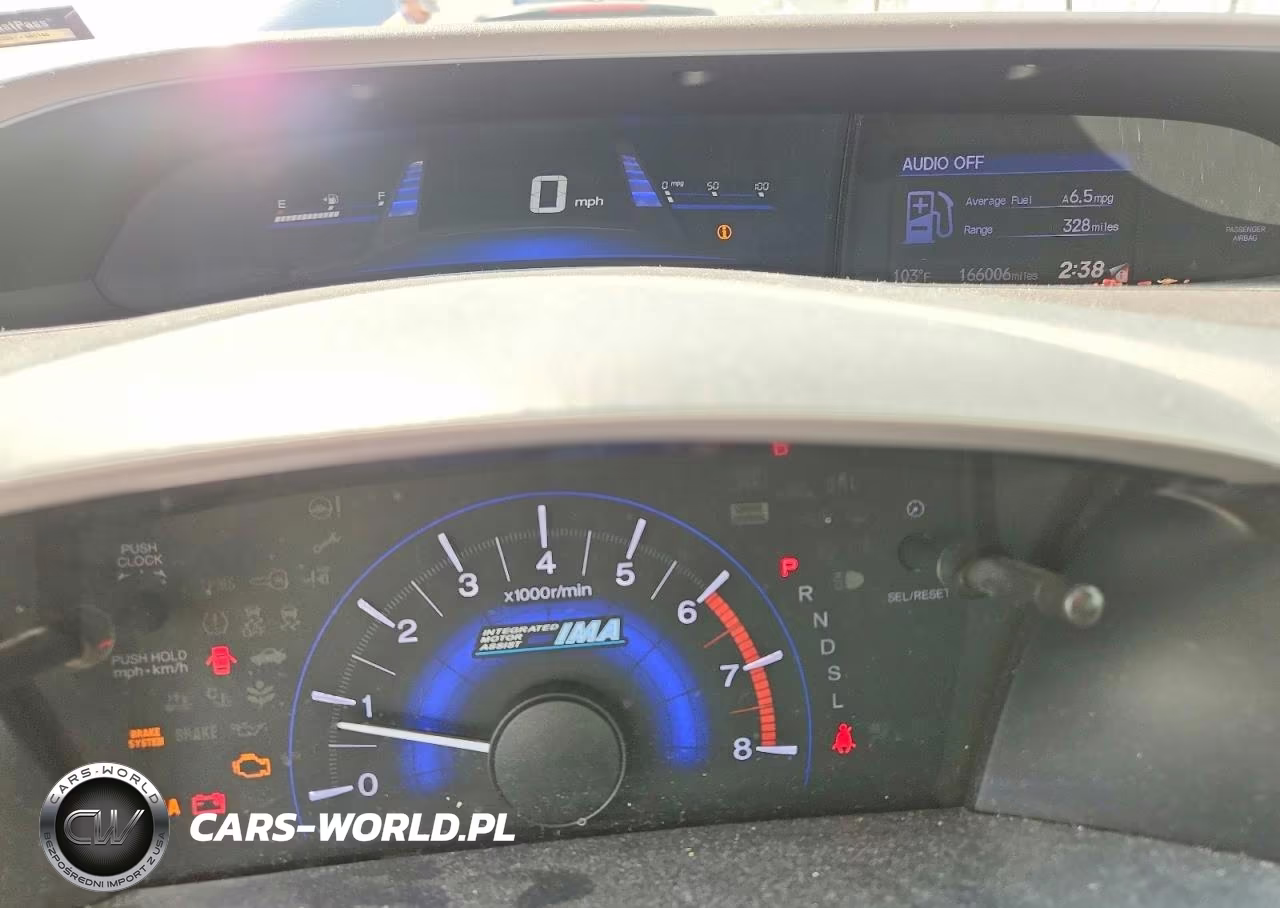 2012 Honda Civic Hybrid VIN:JHMFB4F23CS005690 - 9