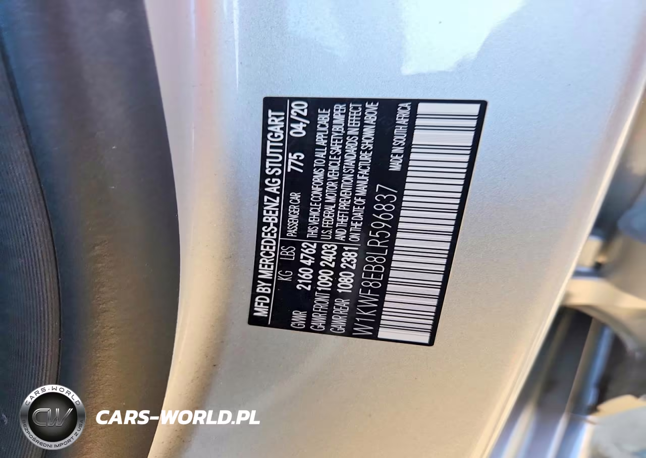 2020 Mercedes-Benz C 300 4Matic VIN:W1KWF8EB8LR596837 - 13