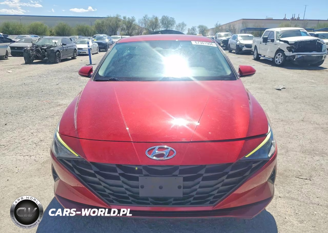 2022 Hyundai Elantra Blue VIN:KMHLM4AJ1NU031480 - 5