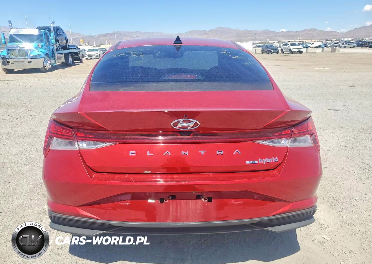 2022 Hyundai Elantra Blue VIN:KMHLM4AJ1NU031480 - 6